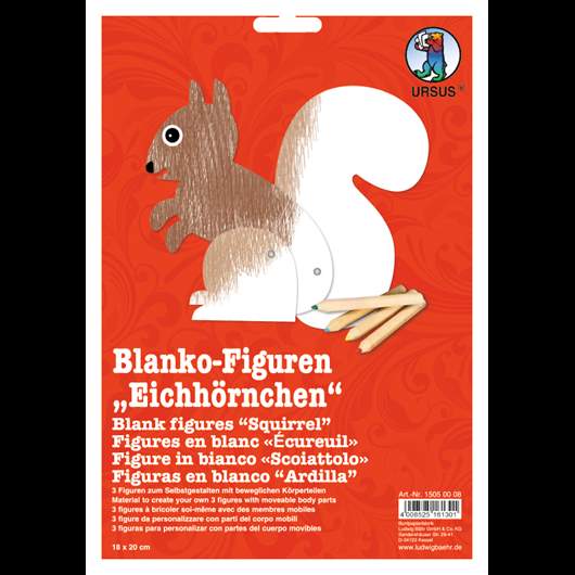Blanco-Figuren 350gr  18x20cm - Eichhörnchen
